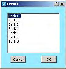 Recording the field strength using the tools Select a channel bank (e.g. Bank 1 ) by clicking on it.