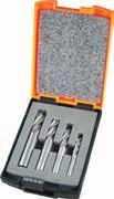 steel, fibre glass, and glass reinforced products Range: 16, 20, 22, 25, 28, 30, 32, 35mm SHEET METAL STEP DRILL SET 3