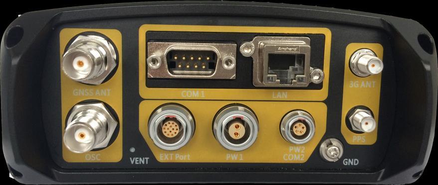 2.2 Back Panel 1 2 3 4 5 6 Figure 2-3 back panel 7 8 9 10 11 1.DB9 port: Data output and connect to external devices 2.GNSS antenna: For connect the antenna 3.Power port: Power input port 4.