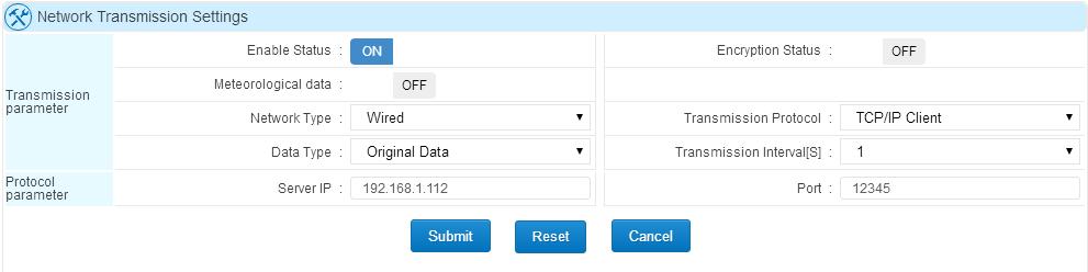 Ntrip Client, Ntrip Server share the same setting, define the parameters according to the local network setting (refer to figure 3-15).