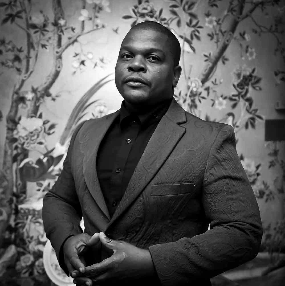 Kehinde Wiley; photo Tony Powell, courtesy of Art in Embassies, US Department of State.