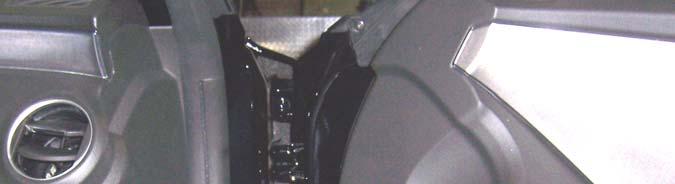 front section of the fender the chassis.
