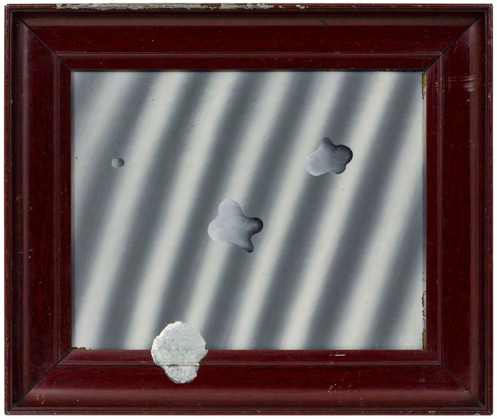 GERHARD RICHTER Untitled 1967 oil on found framed mirror