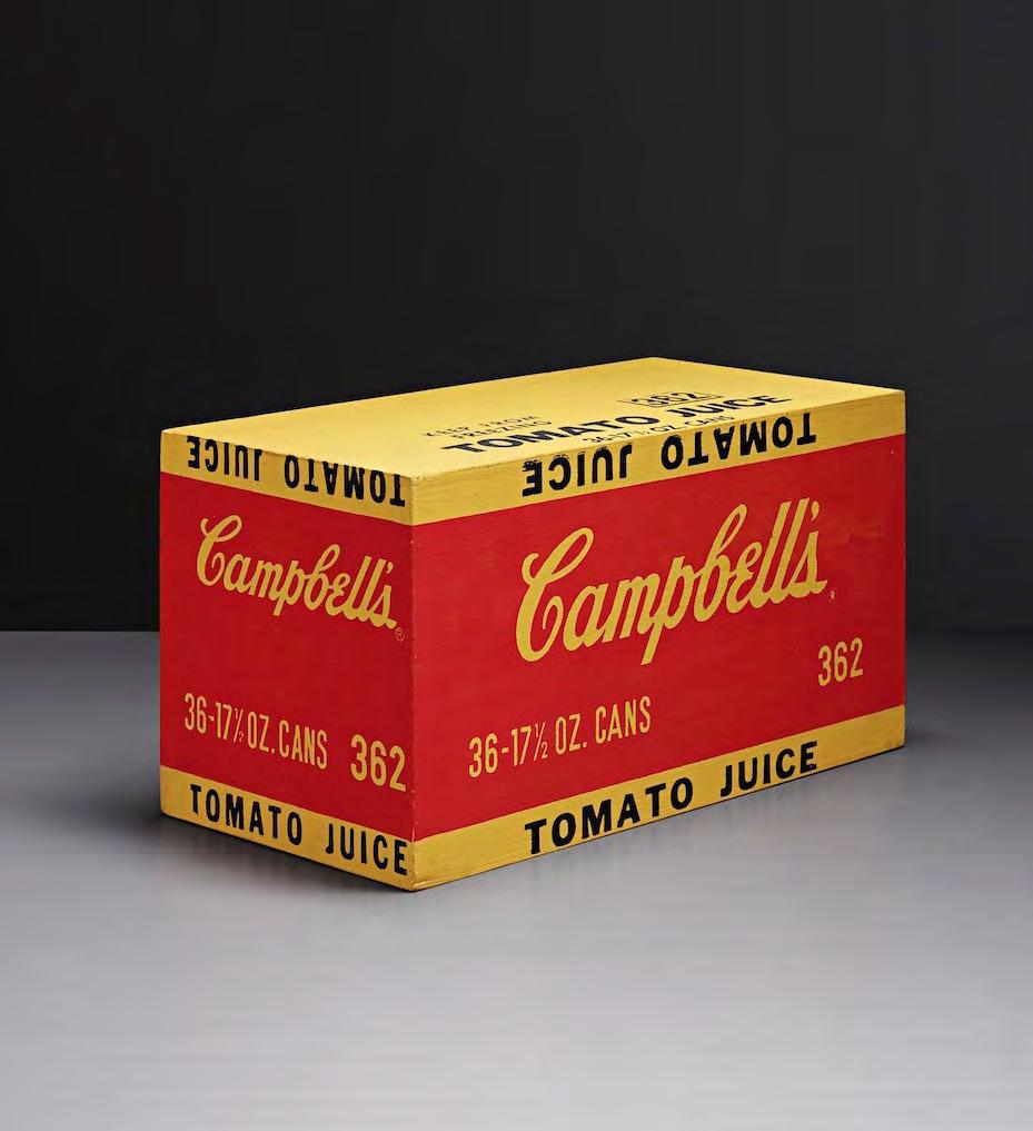 ANDY WARHOL (1928-1987) Campbell s Tomato Juice Box 1964 [April] silkscreen ink