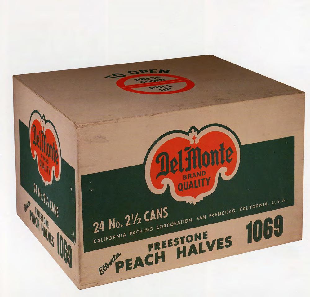 ANDY WARHOL (1928-1987) Del Monte Peach Halves Box 1964 [March-April] silkscreen