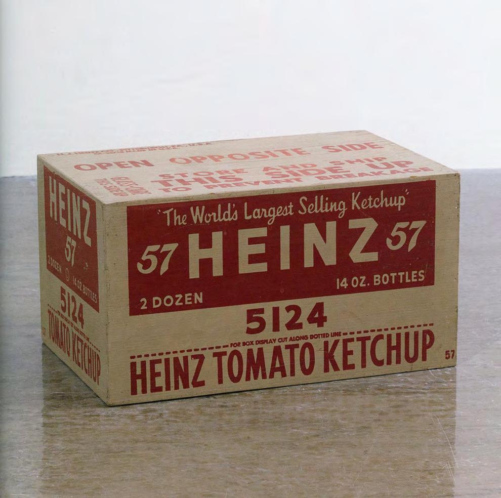 ANDY WARHOL (1928-1987) Heinz Tomato Ketchup Box 1964 [March-April] silkscreen ink