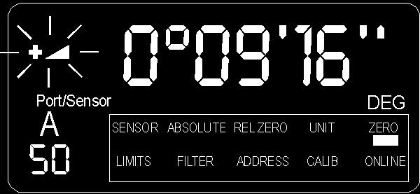 After a few seconds settling time the key HOLD must be pressed again for collecting the second reading. The instrument/sensor remains at the same position without turning 180.