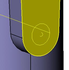 Rather than creating a sketch on this face to locate the holes, which you should already be able to do. We will introduce another technique. 31. Pick the Hole command from the Shape Tab.