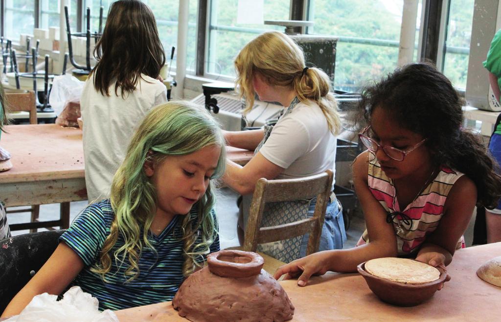Learn how to handcraft extraordinary sculptures, create delicate paintings, and work with your classmates to build an art installation no one would ever expect!