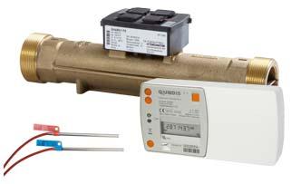 3 Split heat meters The heat meters listed below have been designed for installation in systems where there is an installation section available with the dimensions listed next to the meter. 3.