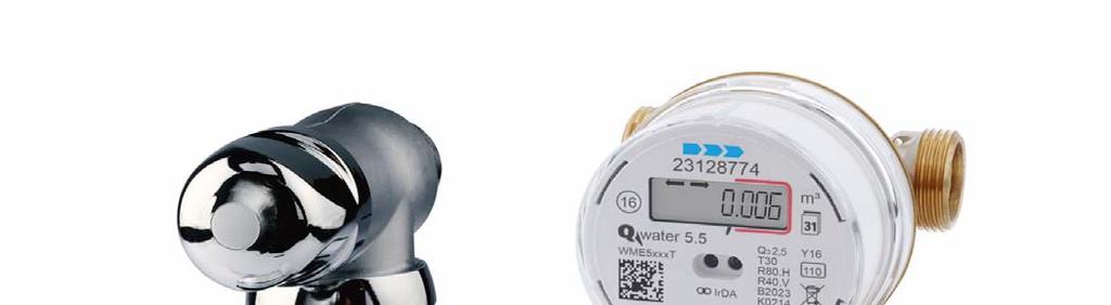 4 Water meters Water meters are mainly used in business to measure hot and cold water consumption.