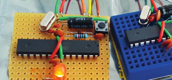 MAKE BUILD A SHRIMP Make a DIY Arduino- BY CEFN HOILE Arduinos are very useful for physical computing projects, but official boards are expensive and a printed circuit board is hard to decipher.