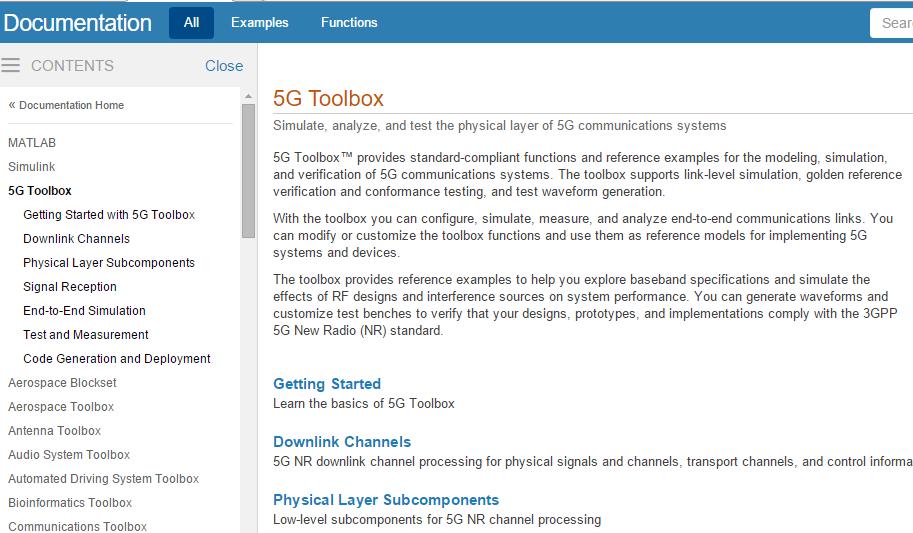 How to learn more Go to 5G Toolbox product page mathworks.
