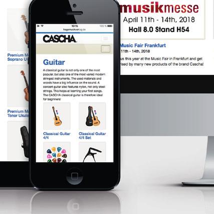 Cascha offers beginner methods for guitar, ukulele, cajon, recorder,