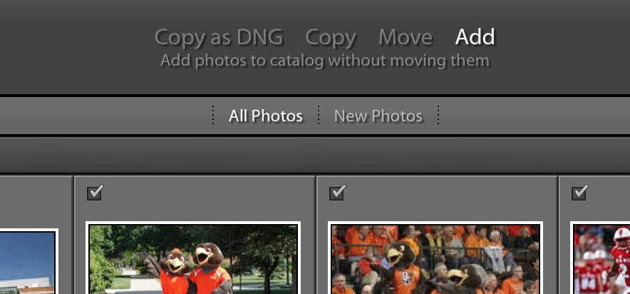 photos you would like to import are checked. If there are any you don t want, unclick the check marks.
