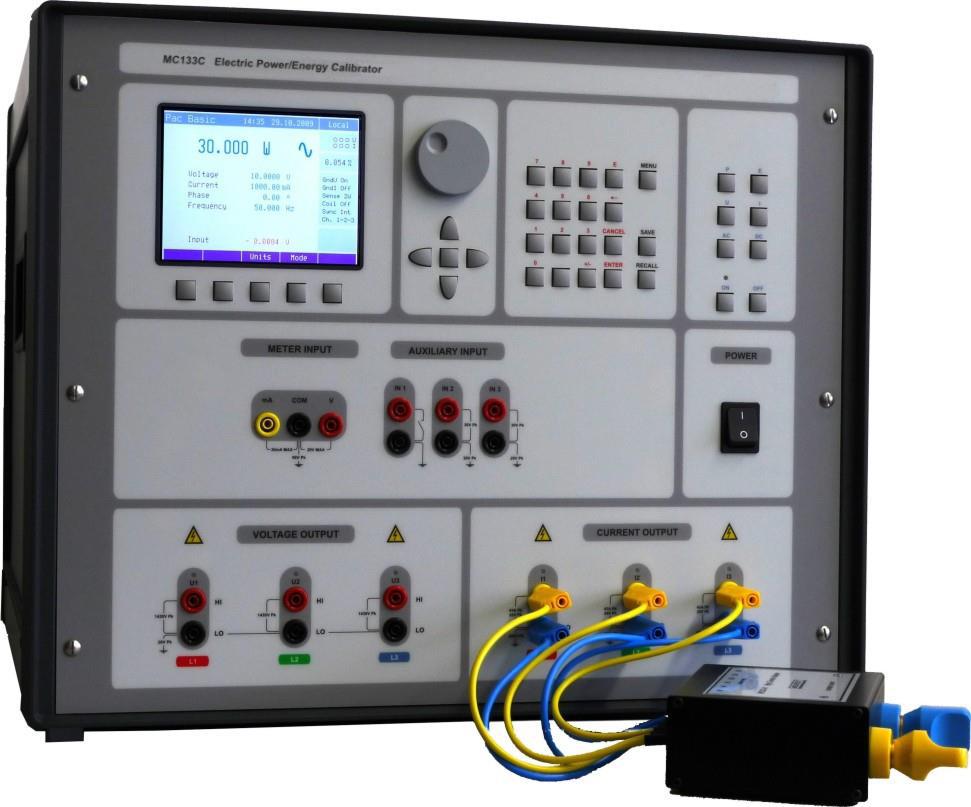 Powertek MC133C Electric Power/Energy Calibrator 2 Preparation for operation 2.