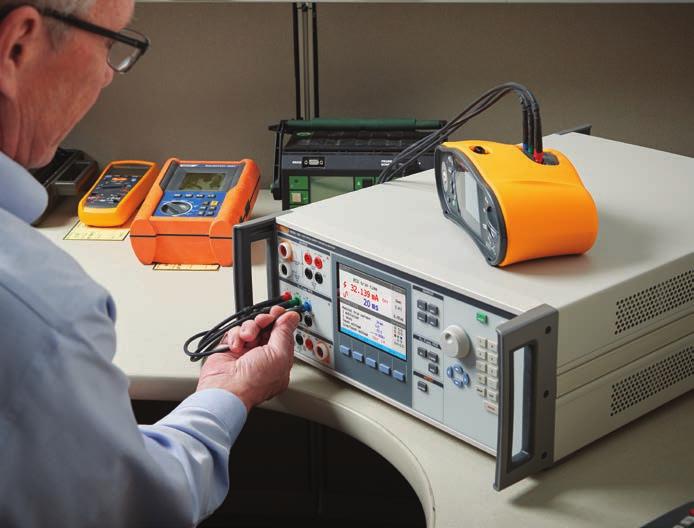 Included accessories offer additional flexibility Each 5322A comes with an external R-Multiplier to source resistances of 10 TOhm for testing insulation testers.