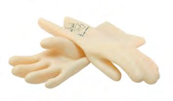 and IEC903 standards advise visual inspection by inflation of the glove in order to detect air leaks.
