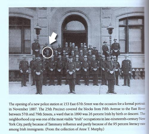 Figure 7: Group Photo Opening of NY Police 25 Precinct, 1887 He looked vaguely