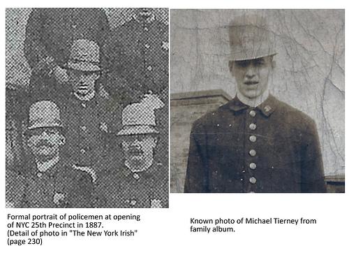 Figure 8: Michael Tierney Book & Photo Comparison A death notice for Michael Tierney