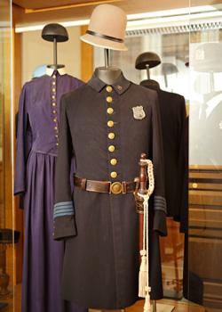 Figure 2: NY Police Museum Uniform Exhibit Their response: "I can tell you