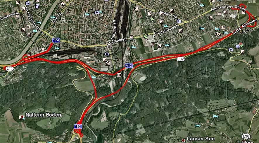 Test track #2: alpine highway Innsbruck/Brenner: evaluation of Galileo data (simulation,