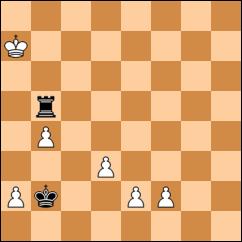 Study.2 1 st prize, The Ural s Problemist 2011 Draw 1.e4! 1.a4!? Rxb4 2.a5 Kc3 3.f4 (3.a6 Kd4 +) 3...Kd4 4.e4 Kc5! 5.f5 Kc6 +; 1.a3? Kxa3 2.e4 Kxb4 3.d4 Kc4 + A) -1...Kc3 2.a3 Kxd3 3.Ka6 Rb8 4.