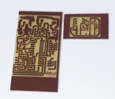 The two printed circuit boards.