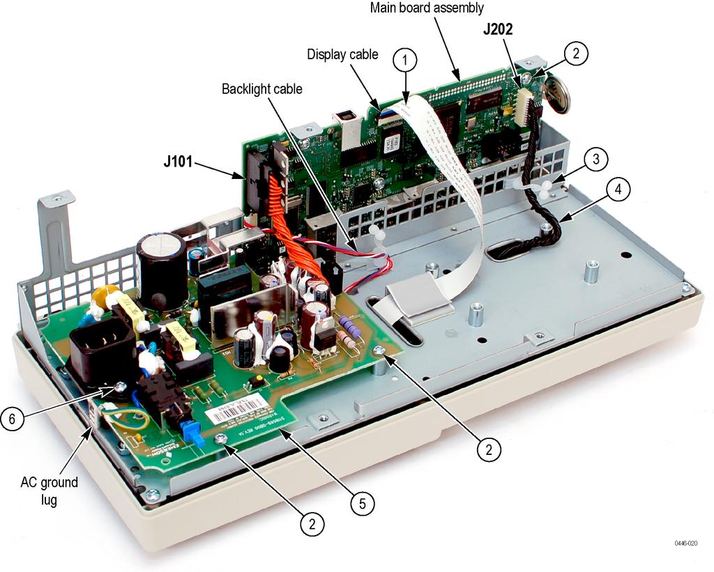 Replaceable Parts Figure 14: Power supply module, cables, and wires Table 30: Replaceable parts list; power supply module, instrument cables, and wires Fig.