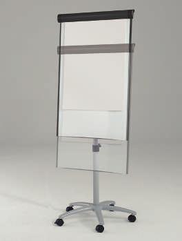 Metal pad clamp with hangers to take all standard A1 flipchart pads.