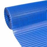 Applicable areas: swimming pools, locker rooms, sauna Wet room mat execution : Soft PVC with ribbed profile and drainage canals 65001035 12 600 10000 blue
