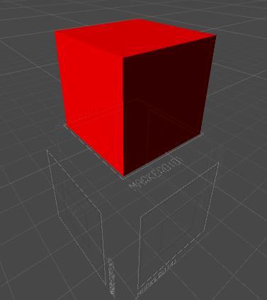 Figure 14 Unity editor - AR tracking Figure 15 Unity editor - AR marker object surrounding 3D cube Figure 16 shows a cube marker scene with a cube