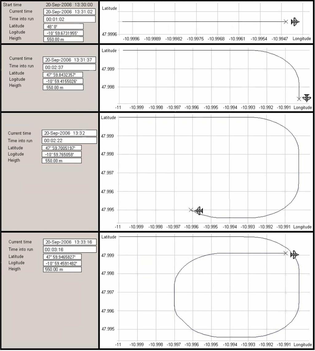 14 IEEE SYSTEMS JOURNAL, VOL. 2, NO. 1, MARCH 2008 Fig. 10. Track defined by simulator at different times. rising the power provided by the simulator. The measurement setup is shown in Fig. 4. Figs.