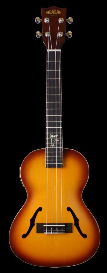 KALA Adds New Model to Classic Arch Top Series Kala Brand Music Co. has added a new Honeyburst model to its very popular arch top ukulele series.