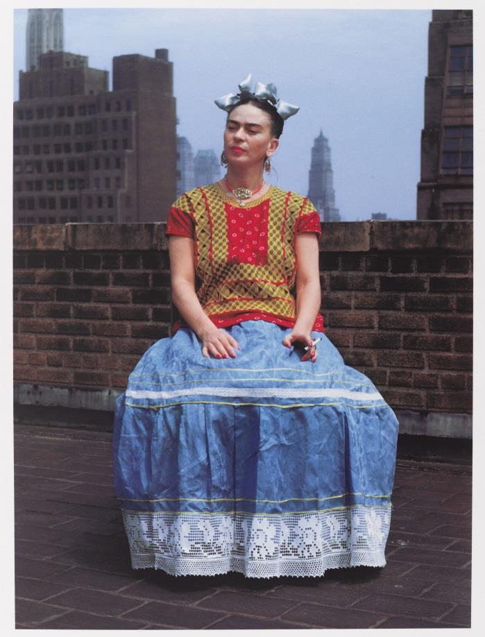 Nickolas Muray (American, born Hungary, 1892 1965). Frida in New York, 1946; printed 2006. Carbon pigment print, image: 14 x 11 in. (35.6 x 27.9 cm). Brooklyn Museum; Emily Winthrop Miles Fund, 2010.