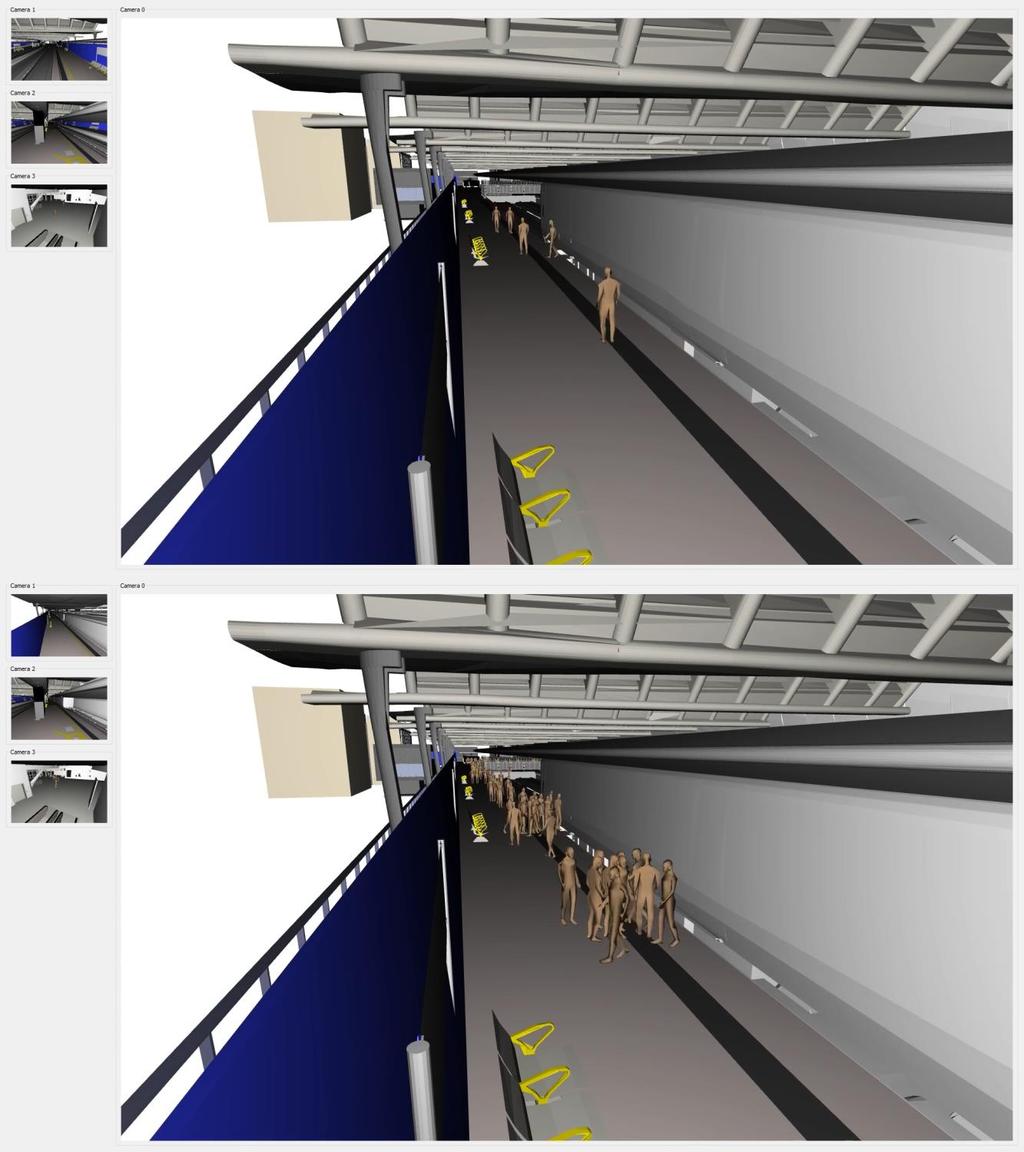 Multi-modal Simulations Observe impact of city wide delays on rail network Measure individual passenger experience through entire journey Visualise pedestrian behaviour.