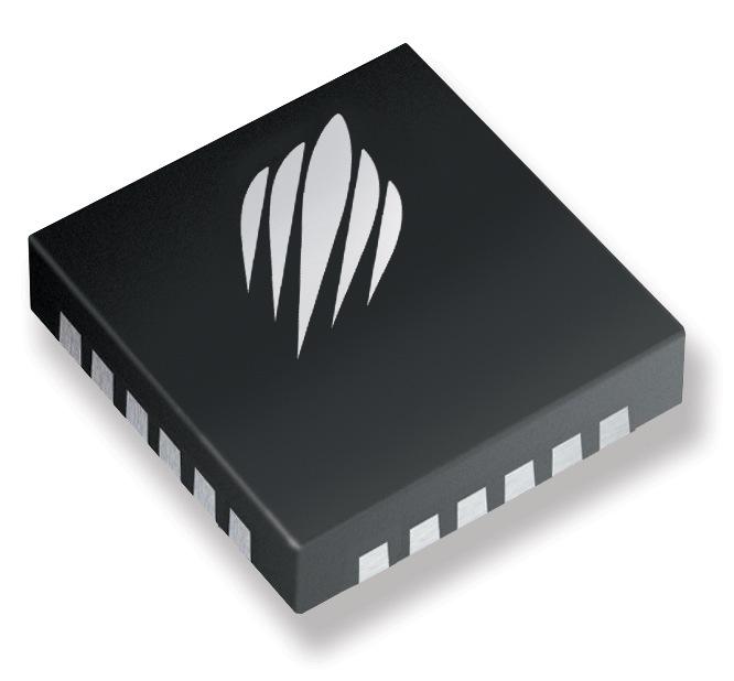An on-chip CMOS decode logic facilitates a three-pin low voltage CMOS control interface and an optional external Vss feature (Vss EXT ).