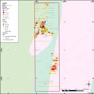 Exploration Program Surface Sampling Majority of 830km 2 project area