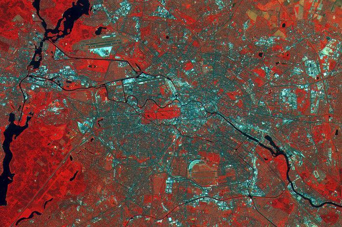 Thank you Research and Berlin observed by Sentinel-2A