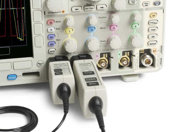 Mixed Domain Oscilloscopes -- MDO3000 Series TekVPI probe interface The TekVPI probe interface sets the standard for ease of use in probing.