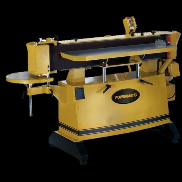 com OES9138 OSCILLATING EDGE SANDER 3HP motor with 9 abrasive belt handles large workpieces Oscillates 24 cycles per minute for better finish and longer belt life 9-1/2 x 48 platen with graphite pad