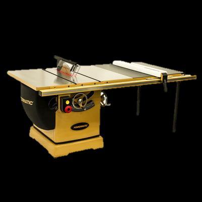 NEW PM3000 14 TABLESAWS Quick release riving knife lever for hassle free riving knife changes Matching beveled edge between table and extension wings Newly designed AccuFence system for precision