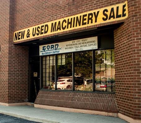 Everything from woodworking machinery, metalworking machinery and tinsmithing machinery, to power tools, electric motors and accessories.
