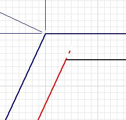(Figure Step 10A and 10B) Figure Step 10A Figure Step 10B Step 11 Enter the EXTEND command and extend the lines at the bottom intersection by selecting each of them.
