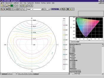 COMPLETE DTS 500 POSITIONER 5-AXIS POSITIONERS SYSTEMS Software evaluation The operation of the complete 5-axis system is fully integrated in the SpecWin software.