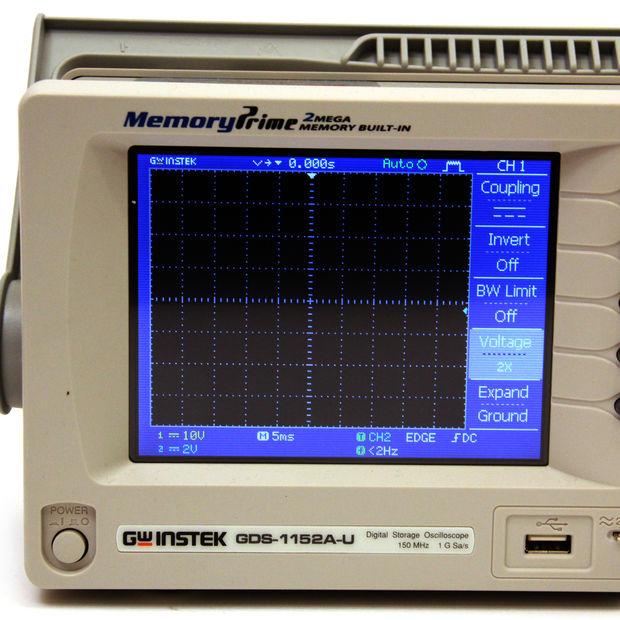 If the screen is blank try the following (remember all oscilloscopes are a little different, don't worry about pressing buttons if you're not sure, you won't break anything): - my