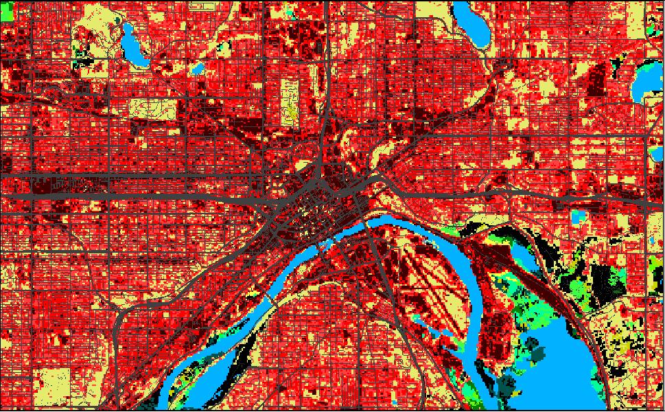 GRE Clutter Database Developed a Digital Clutter Layer, based on USGS NLCD Land Cover data carved with OSM road vectors, which was converted into