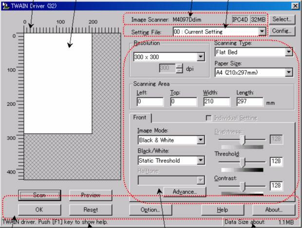 4.2 Screen Configuration Figure Main Dialog The following pages