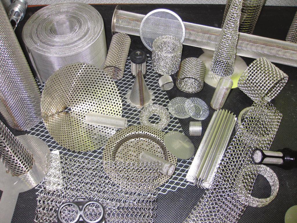 filters, chemical, rubber and plastic