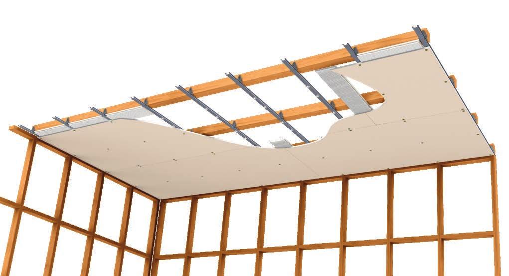 4.4.2 Standard Ceiling Fixing This information applies to the general installation of GIB plasterboard.